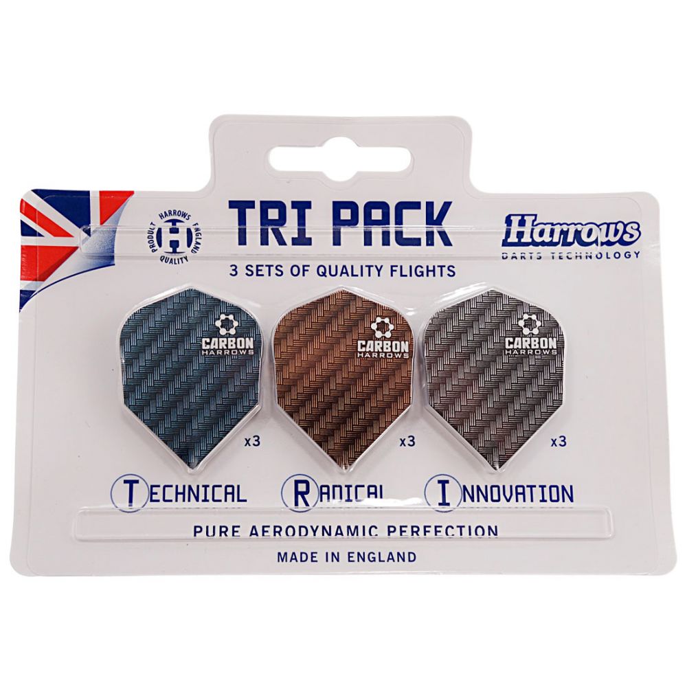 Harrows Tri Pack Carbon Flights