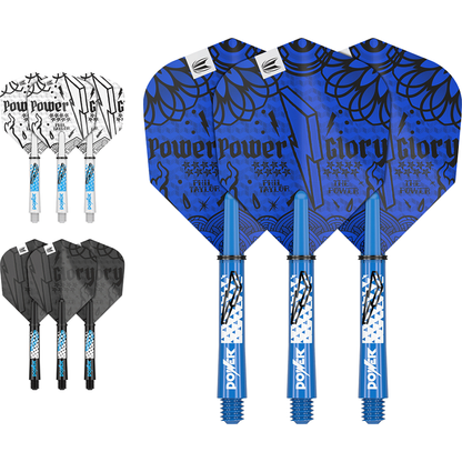 Target Phil Taylor Power Ink Flight Shaft Combo 3 Sets