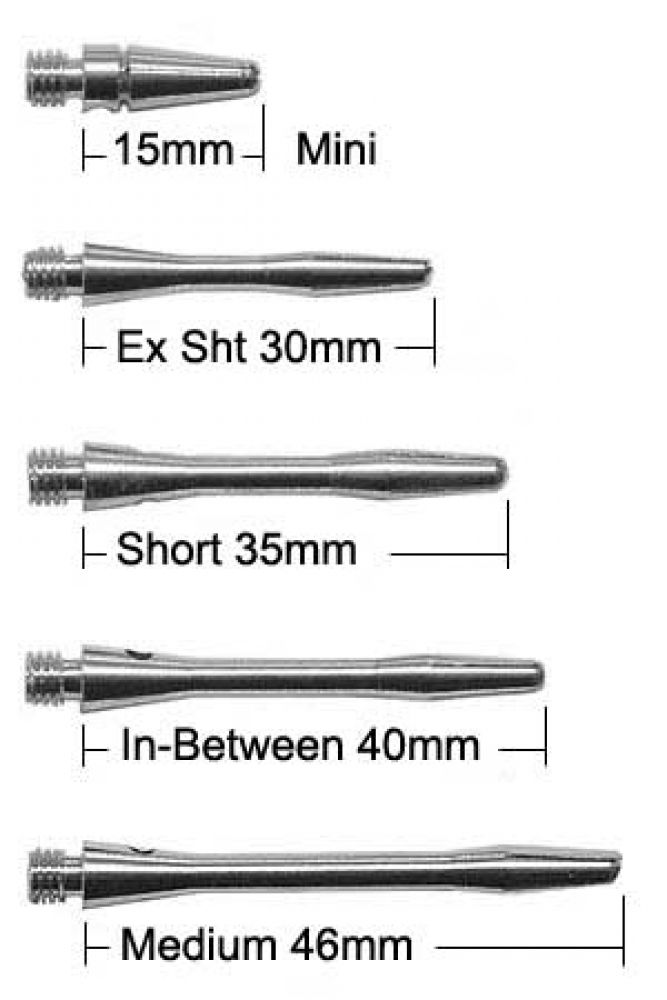 Deadeye Alloy Natural Dart Shafts