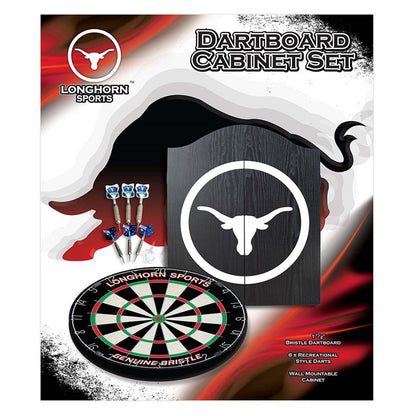 Formula Longhorn Dartboard Cabinet Set