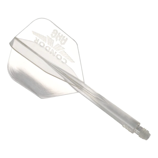 Condor Clear Dart Flights - AXE LOGO