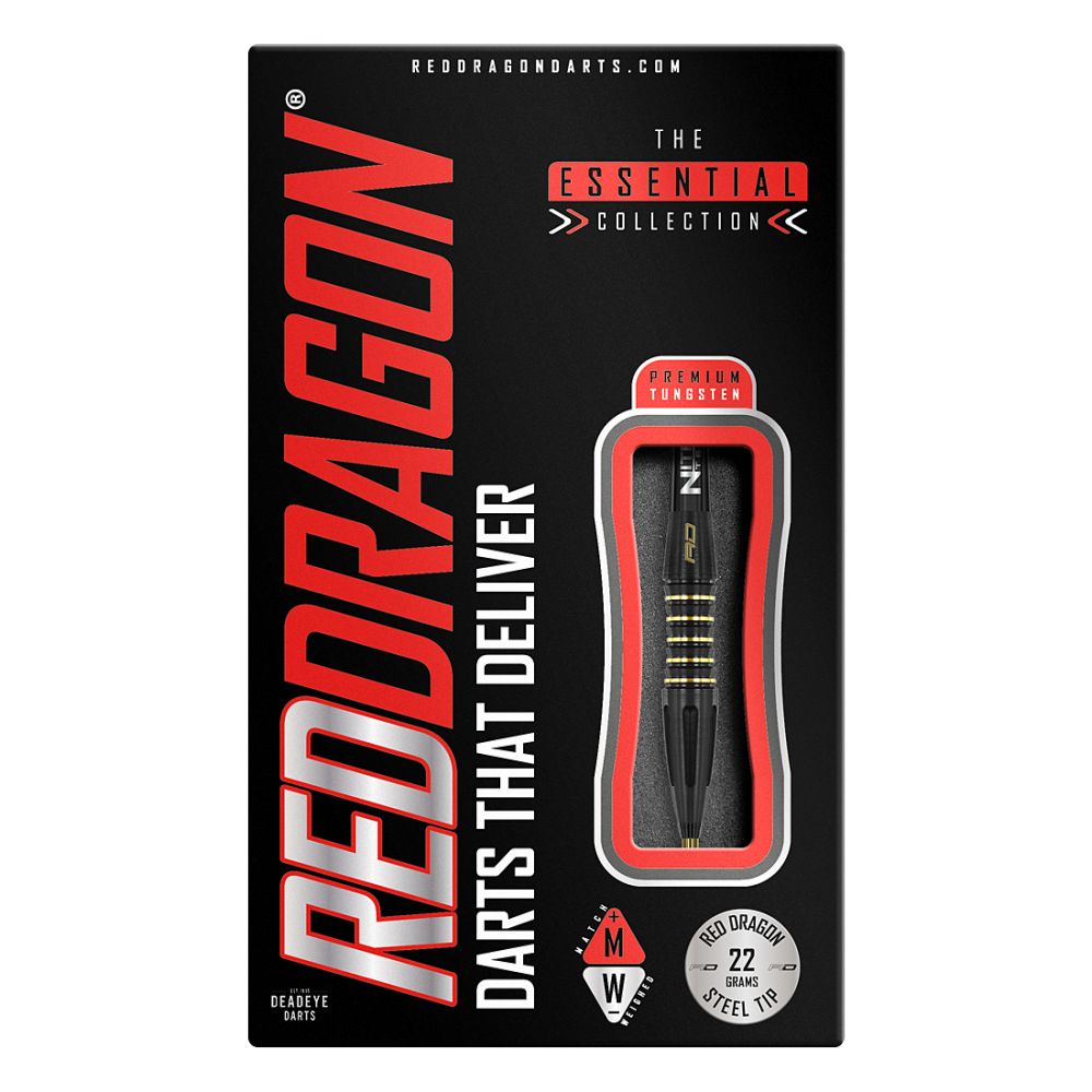 Red Dragon Clarion Black Steel Tip Darts