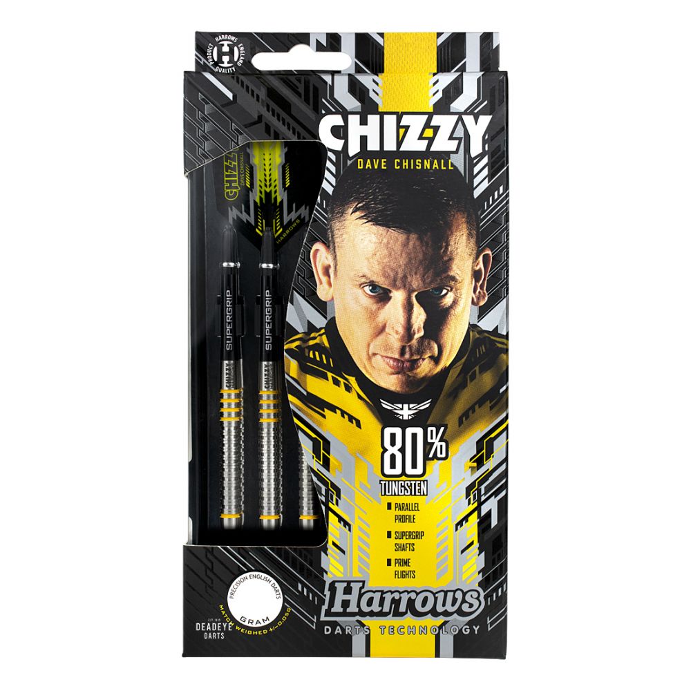 Harrows Dave Chisnall 80% Tungsten Darts