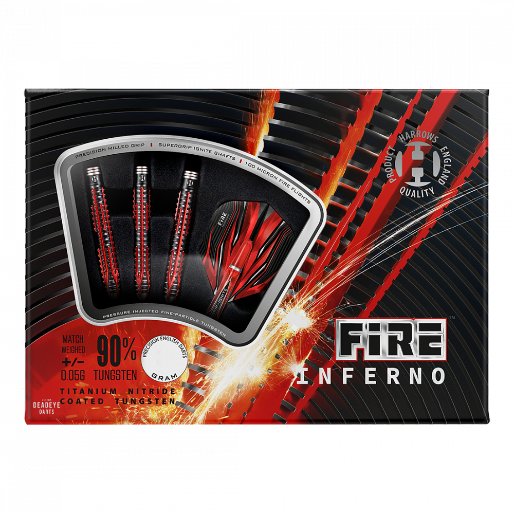 Harrows Fire Inferno Steel Tip Darts