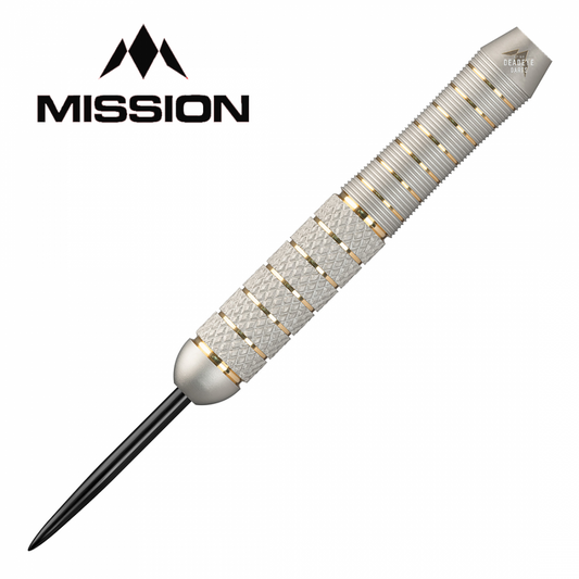 Mission Voltex Silver Electro Brass M1 Steel Tip Darts