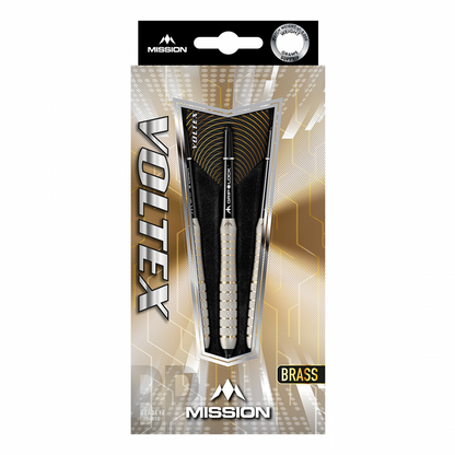 Mission Voltex Silver Electro Brass M1 Steel Tip Darts