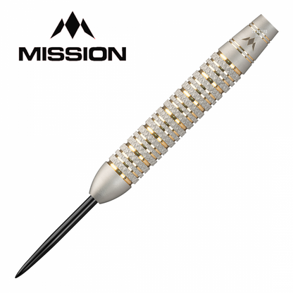 Mission Voltex Silver Electro Brass M2 Steel Tip Darts