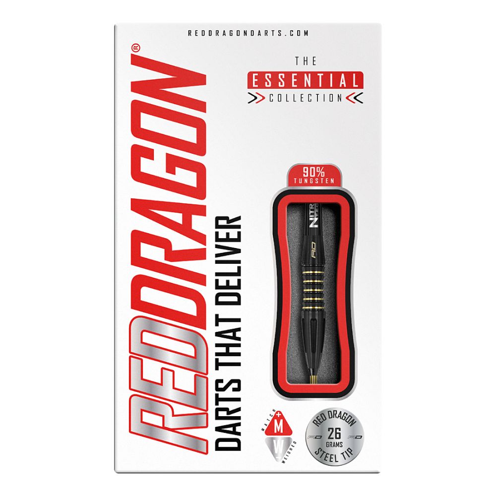 Red Dragon Clarion Black Steel Tip Darts