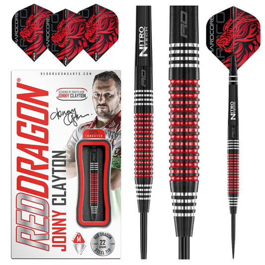 Red Dragon Jonny Clayton S.E. Steel Tip Darts