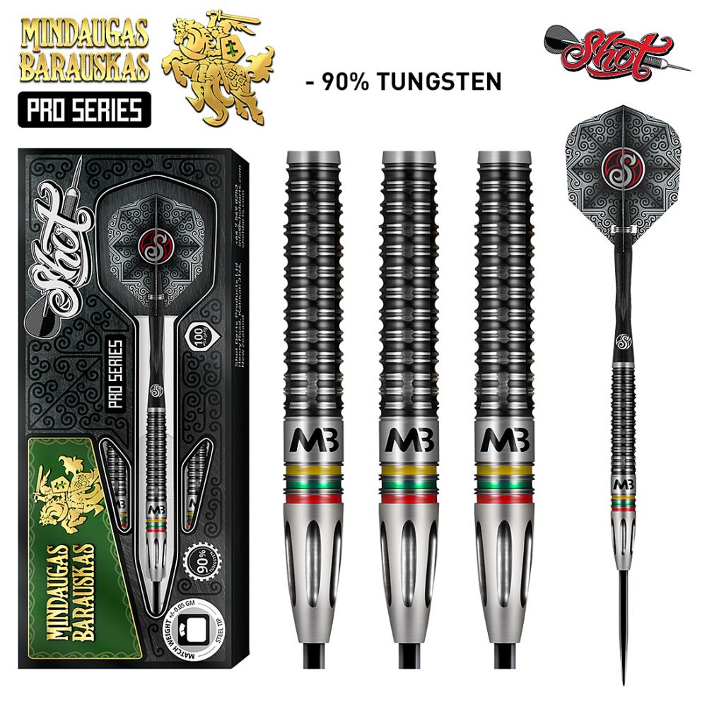 Shot Mindaugas Barauskas Steel Tip Darts