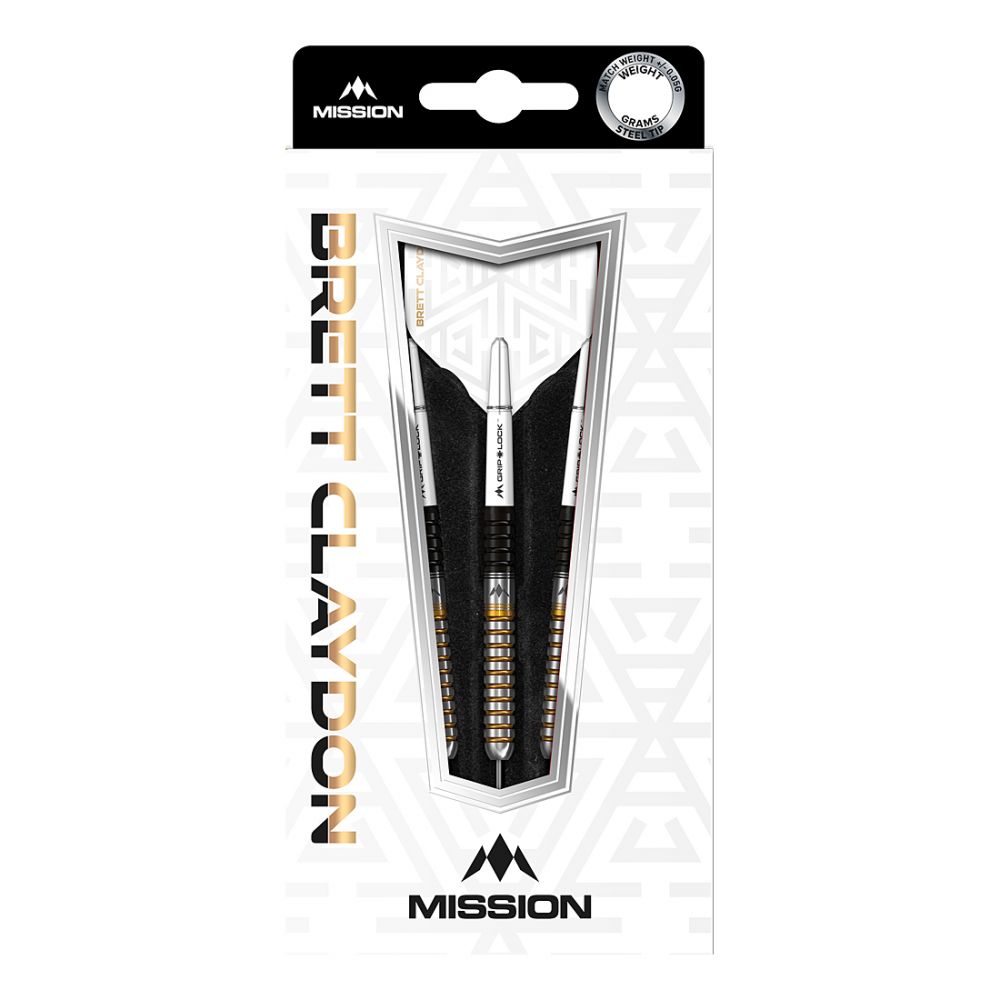 Mission Brett Claydon Steel Tip Tungsten Darts