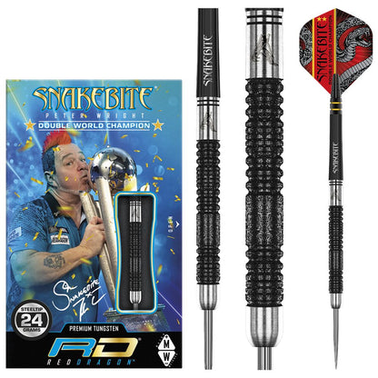 Red Dragon Peter Wright Snakebite Double World Champion Special Edition Darts