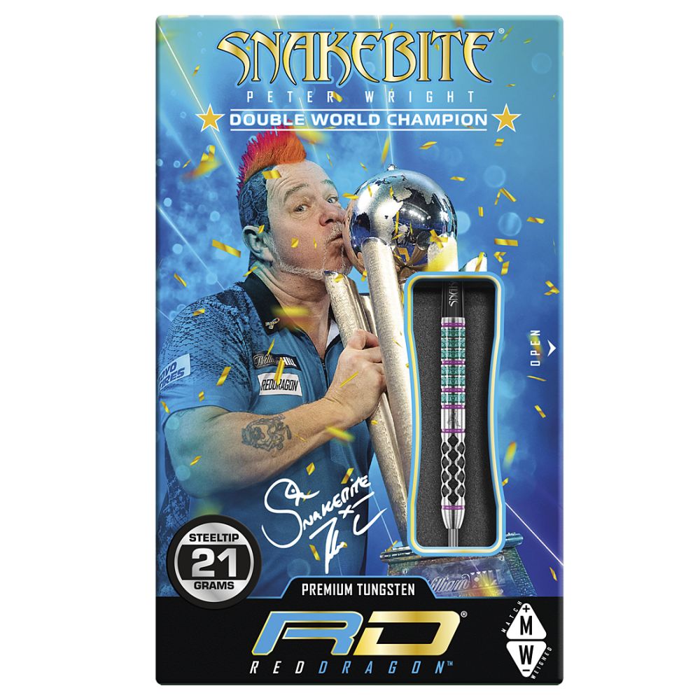 Red Dragon Peter Wright Snakebite Supa Venom Darts