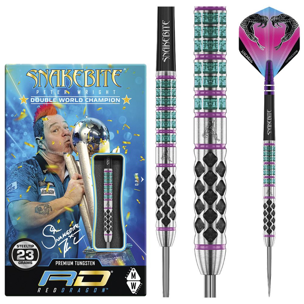 Red Dragon Peter Wright Snakebite Supa Venom Darts