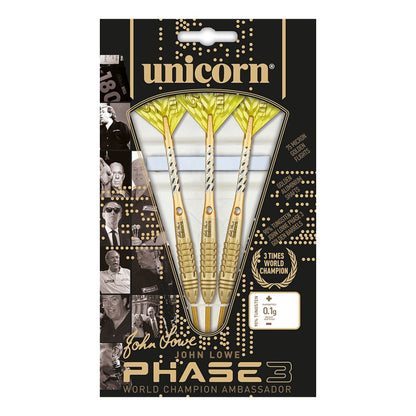 Unicorn World Champion Ambassador John Lowe Phase 3 Darts