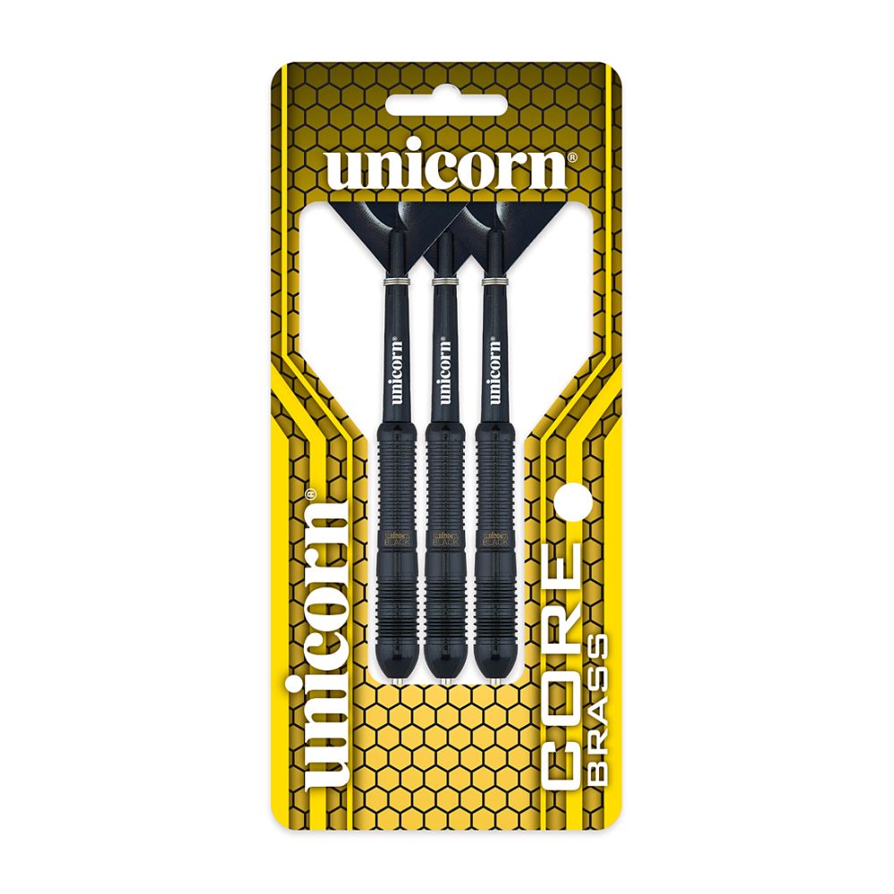 Unicorn Core Black Brass Darts