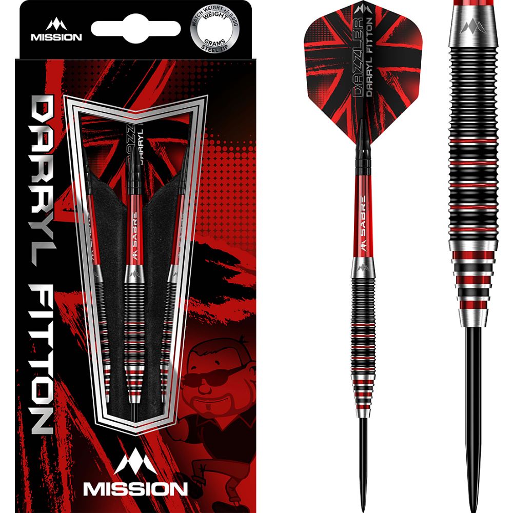 Mission Darryl Fitton Steel Tip Darts