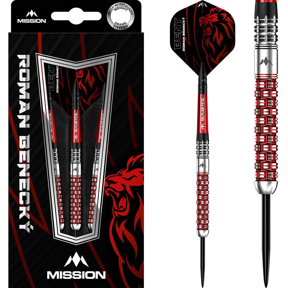 Mission Roman Benecky Steel Tip Darts