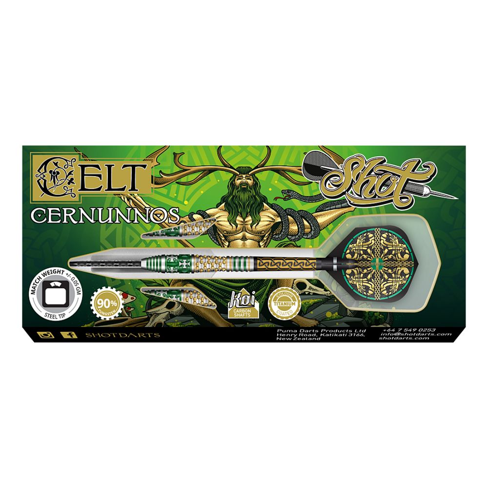 Shot Celt Cernunnos Steel Tip Darts