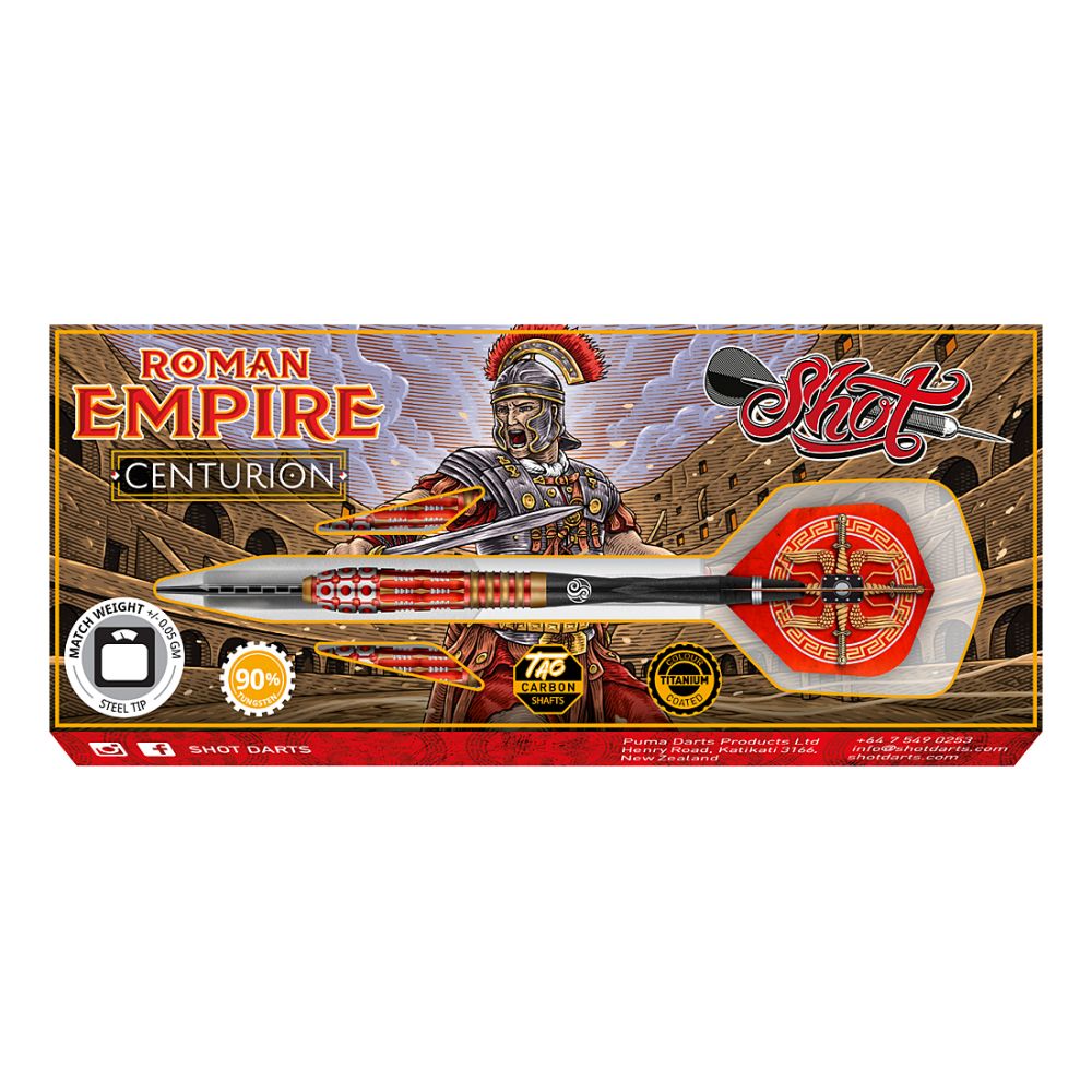 Shot Roman Empire Centurion Steel Tip Darts