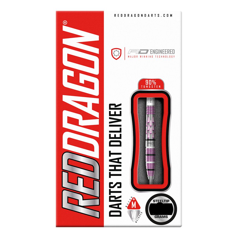 Red Dragon Artura Shocking Pink Steel Tip Darts