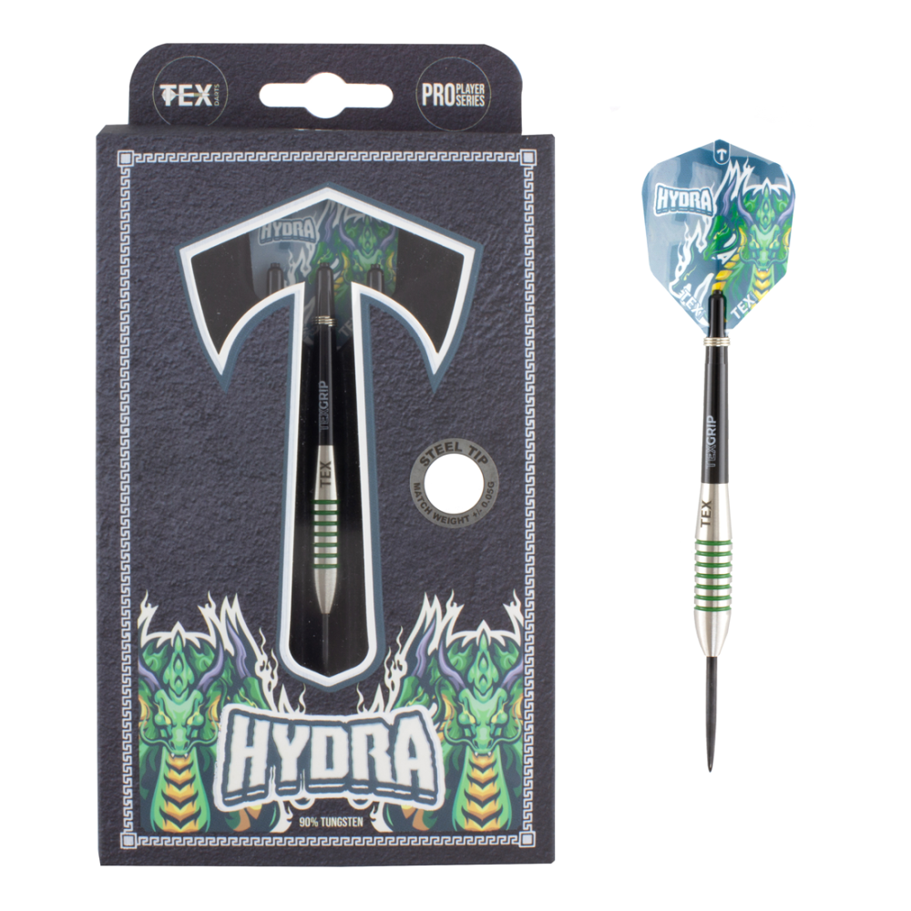 Tex Hydra 90% Tungsten Steel Tip Darts