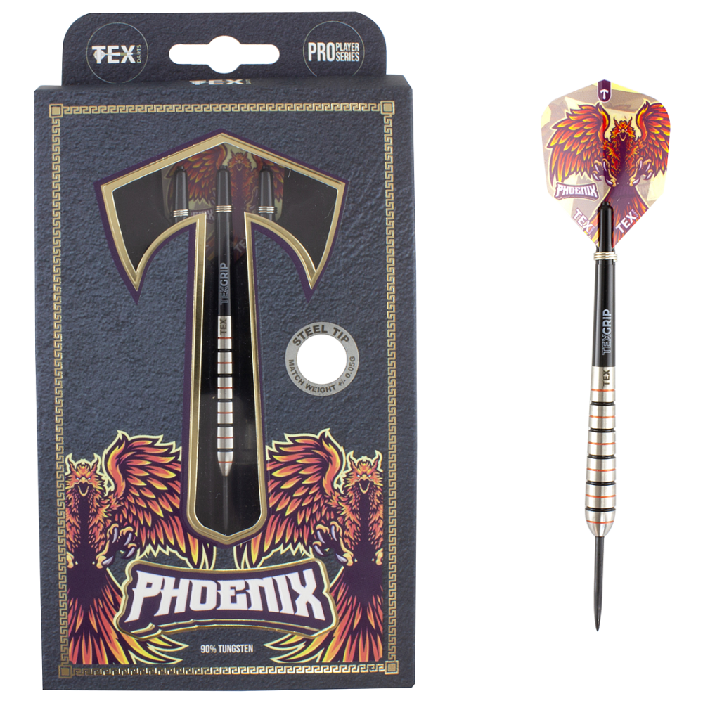 Tex Phoenix 90% Tungsten Steel Tip Darts