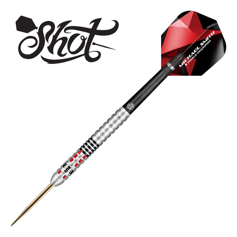 Shot Michael Smith Achieve Steel Tip Darts 90% Tungsten  Darts 2023