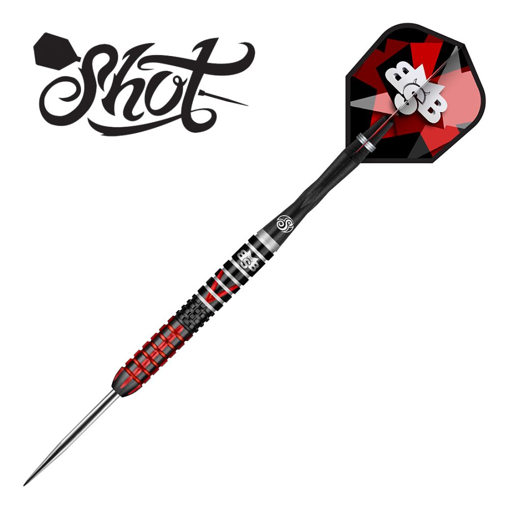 Shot Michael Smith Defiant Steel Tip Darts 90% Tungsten 2023