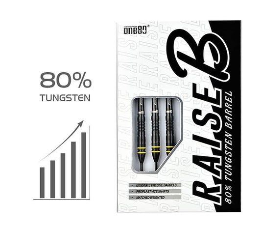 One80 Raise B Steel Tip Darts