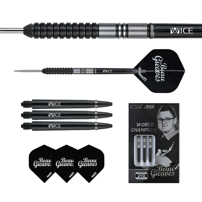 One80 Beau Greaves VHD Black Steel Tip Darts