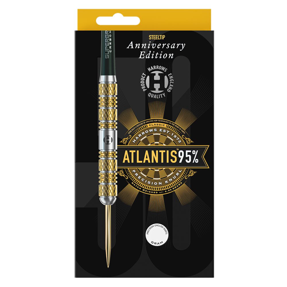 Harrows Atlantis 95% Tungsten Steel Tip Darts