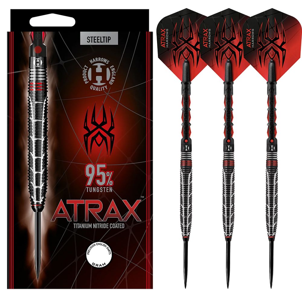 Harrows Atrax 95% Tungsten Steel Tip Darts