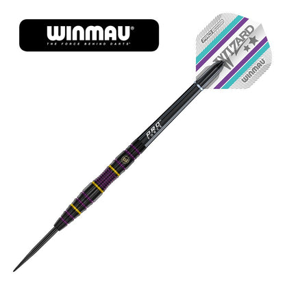 Winmau Simon Whitlock Pro Series Onyx 85% Tungsten Steel Tip Darts