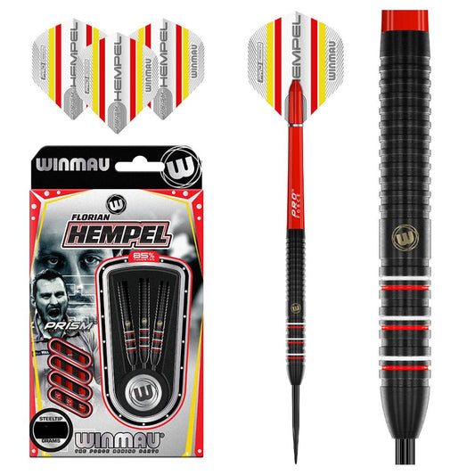 Florian Hempel Pro Series - 2024. Streamlined, versatile and perfectly balanced. Florian Hempel s latest Winmau darts have been designed for pure performance made to the highest engineering standards.