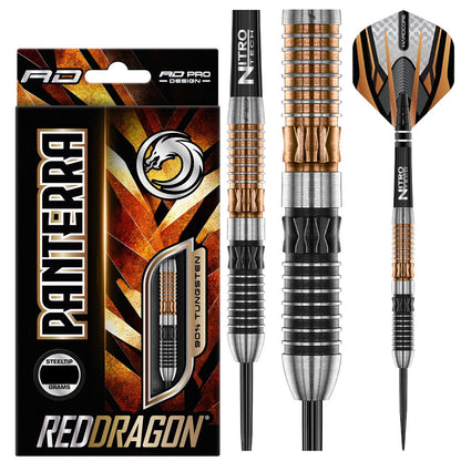 Red Dragon Panterra 90% Tungsten Steel Tip Darts