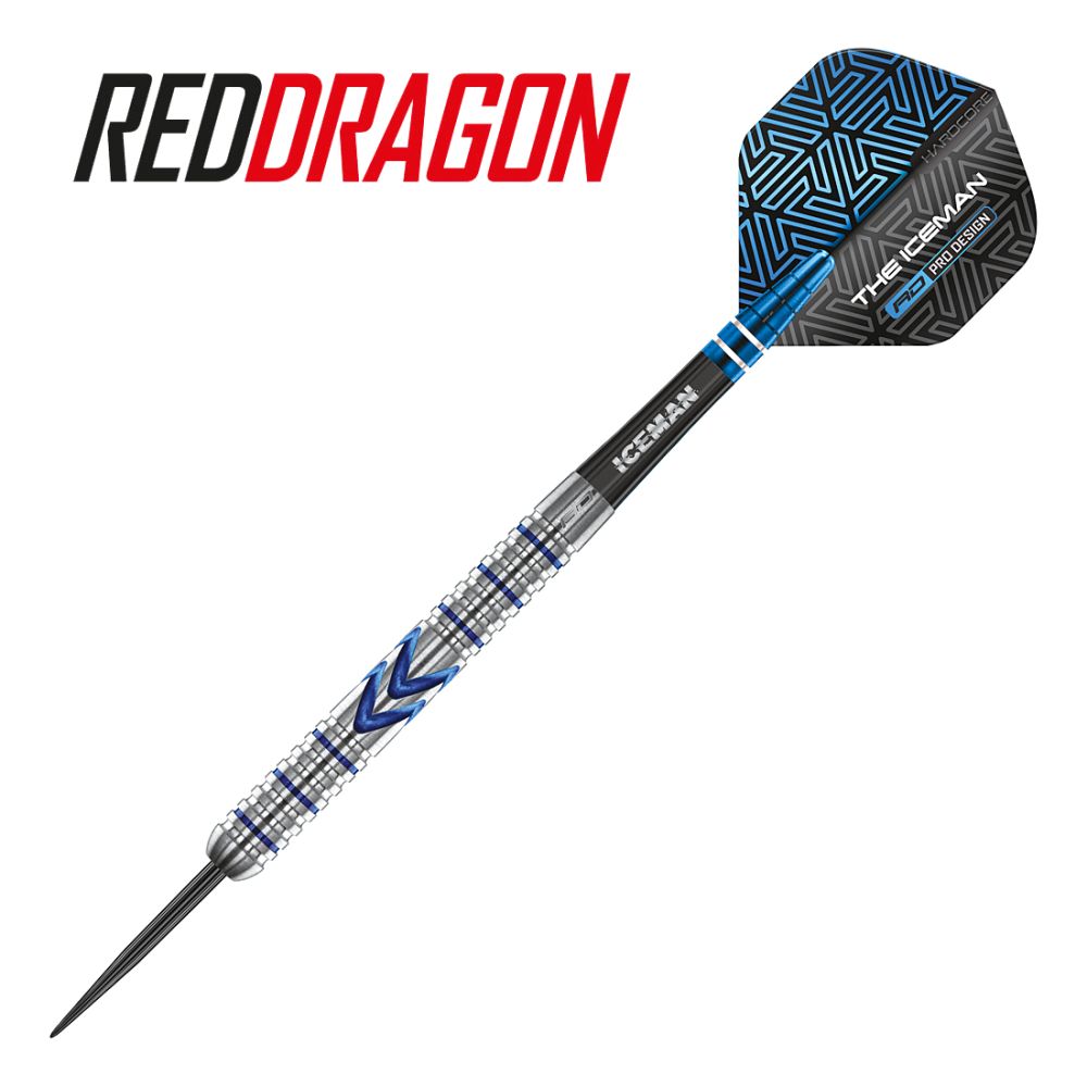 Red Dragon Gerwyn Price Iceman Midnight Edition  90% Tungsten Steel Tip Darts