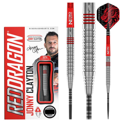 Red Dragon Jonny Clayton Original 2.0 90% Tungsten Steel Tip Darts