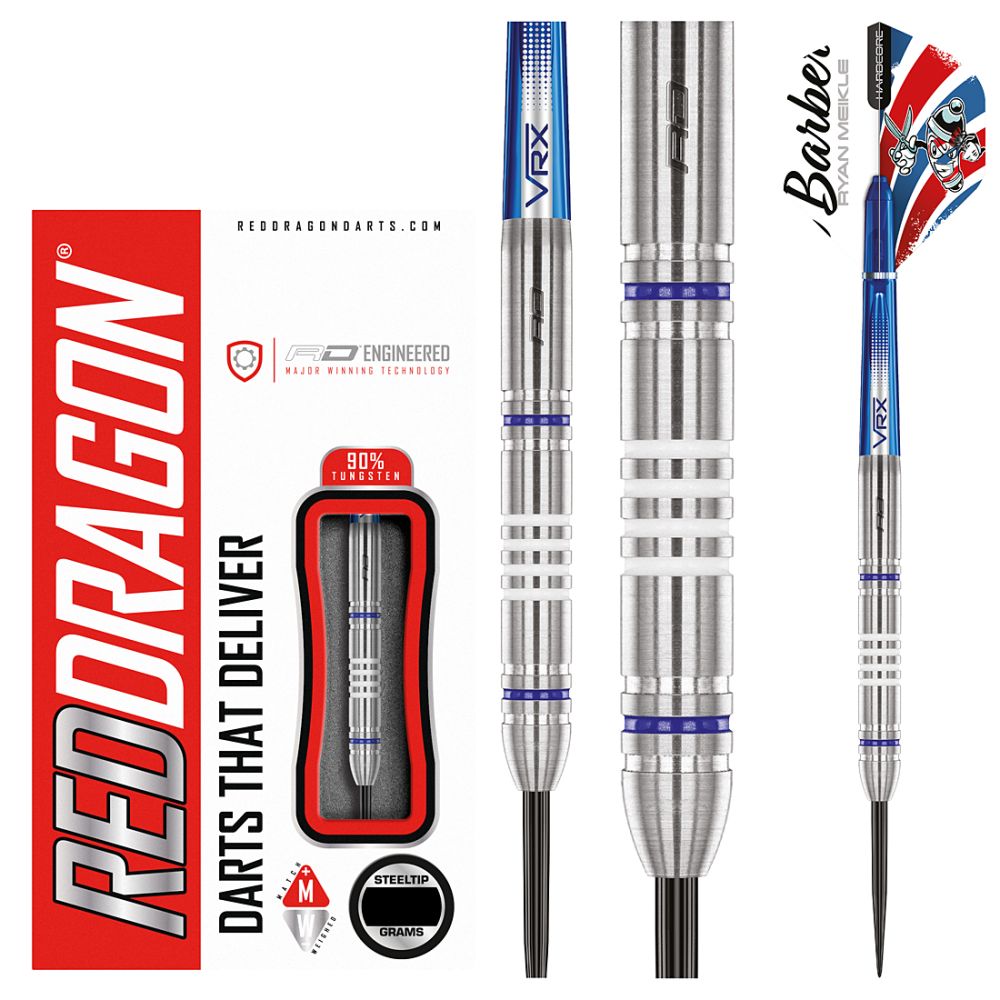 Red Dragon Ryan Meikle 90% Tungsten Steel Tip Darts