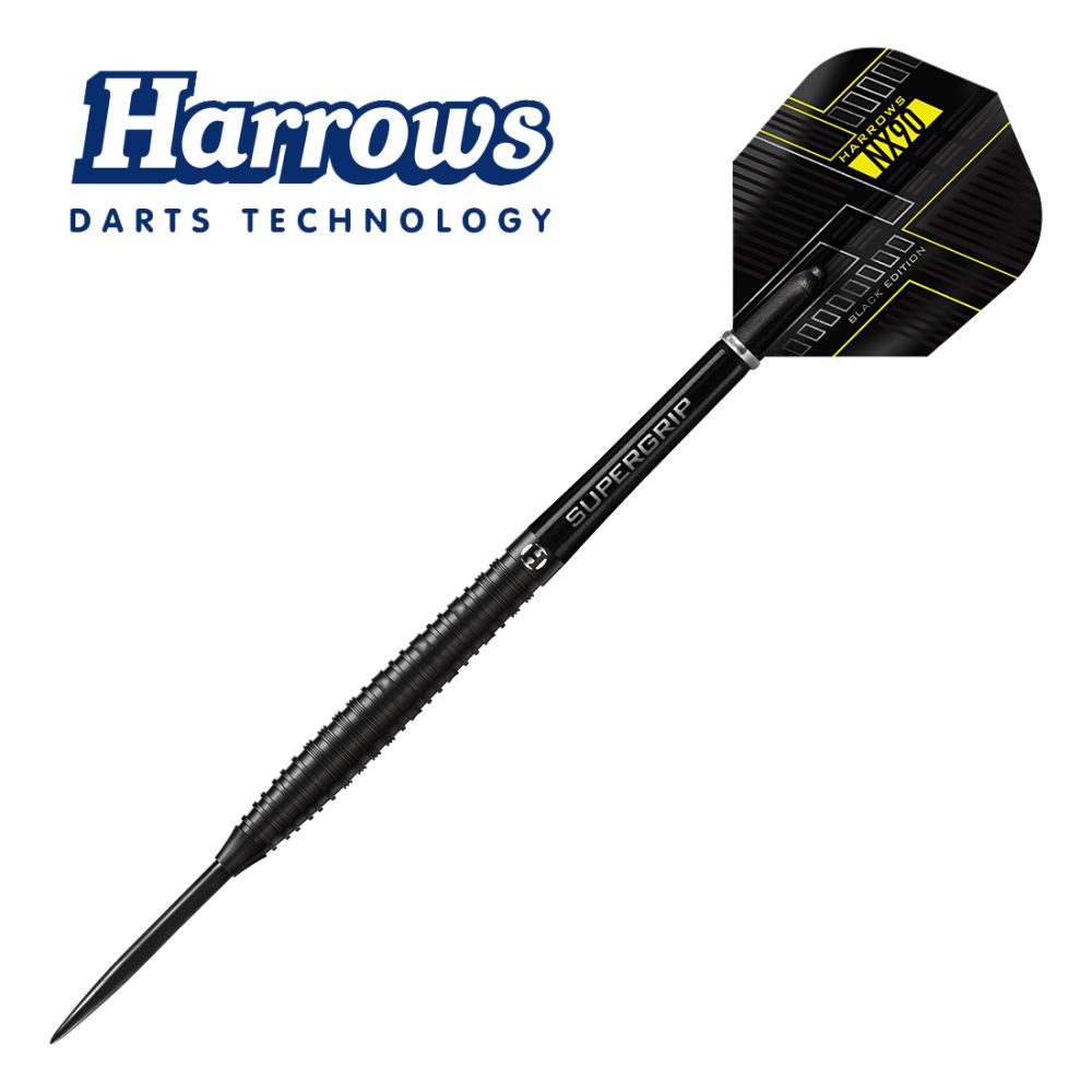 Harrows NX90 Black Edition Steel Tip Darts