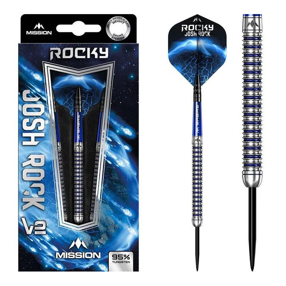 Mission Josh Rock V2 Steel Tip Darts