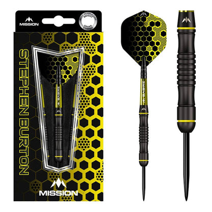 Mission Stephen Burton 90% Steel Tip Darts - Bertie