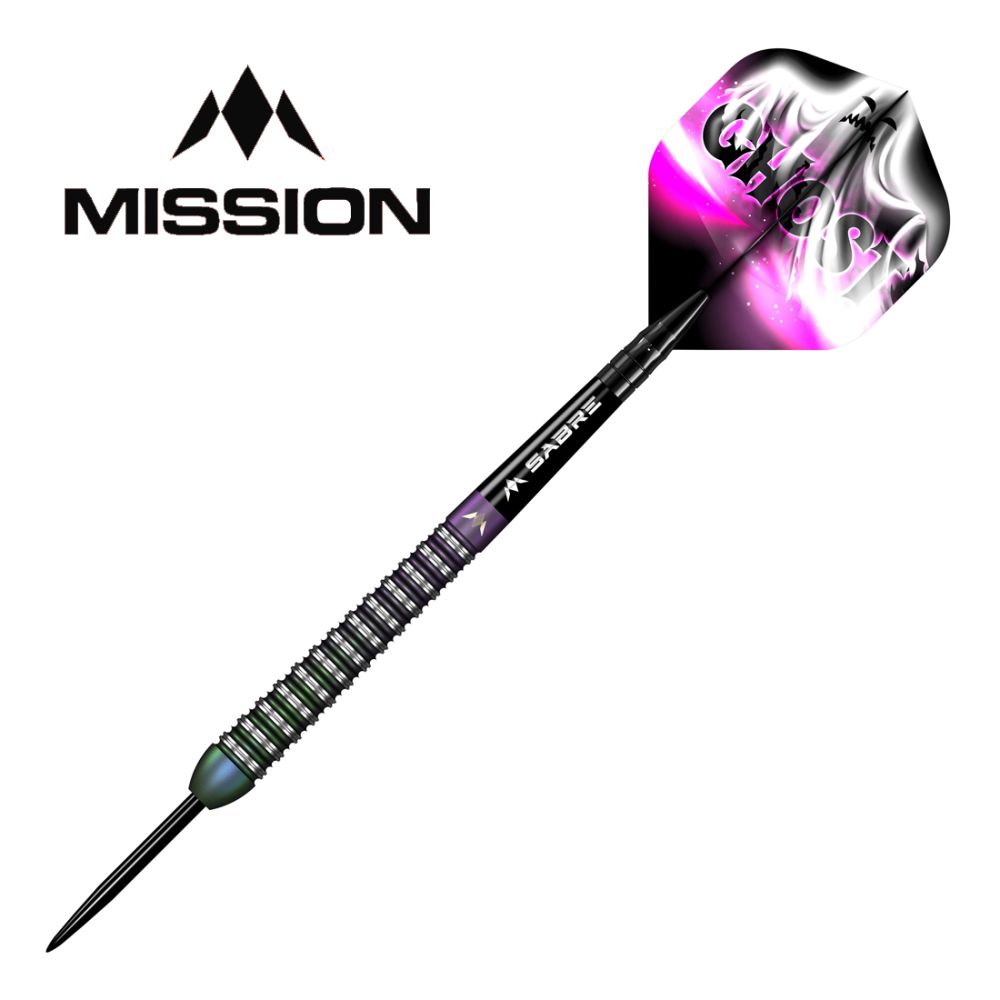 Mission Bailey Marsh 90% Steel Tip Darts The Ghost