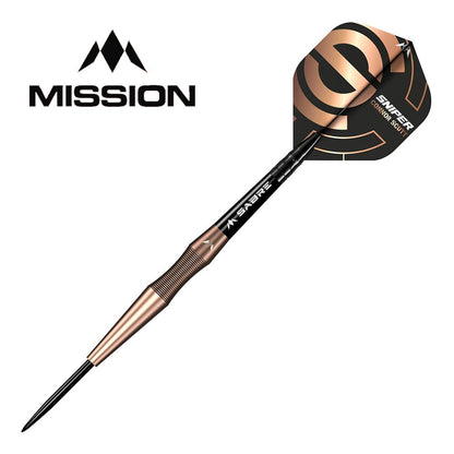 Mission Connor Scutt V2 90% Steel Tip Darts - The Sniper