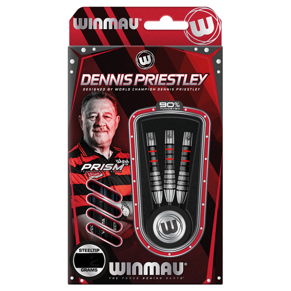 Winmau Dennis Priestley Diamond 3-Zero Steel Tip Darts