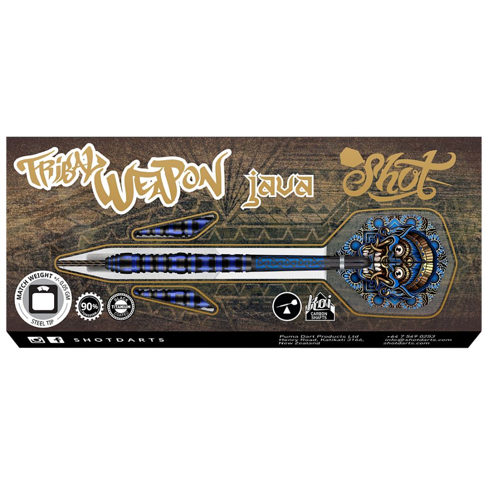 Shot Tribal Weapon Java 90% Tungsten Darts