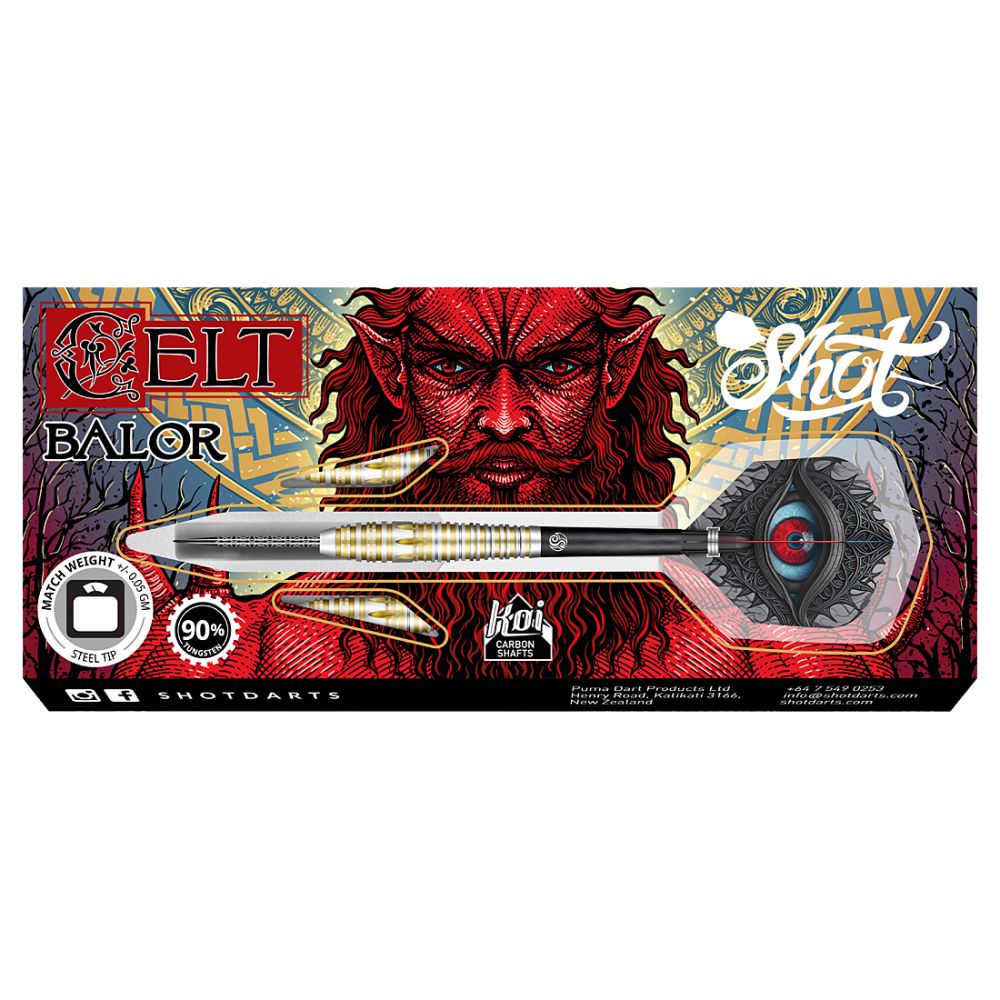 Shot Celt Balor Steel Tip Darts