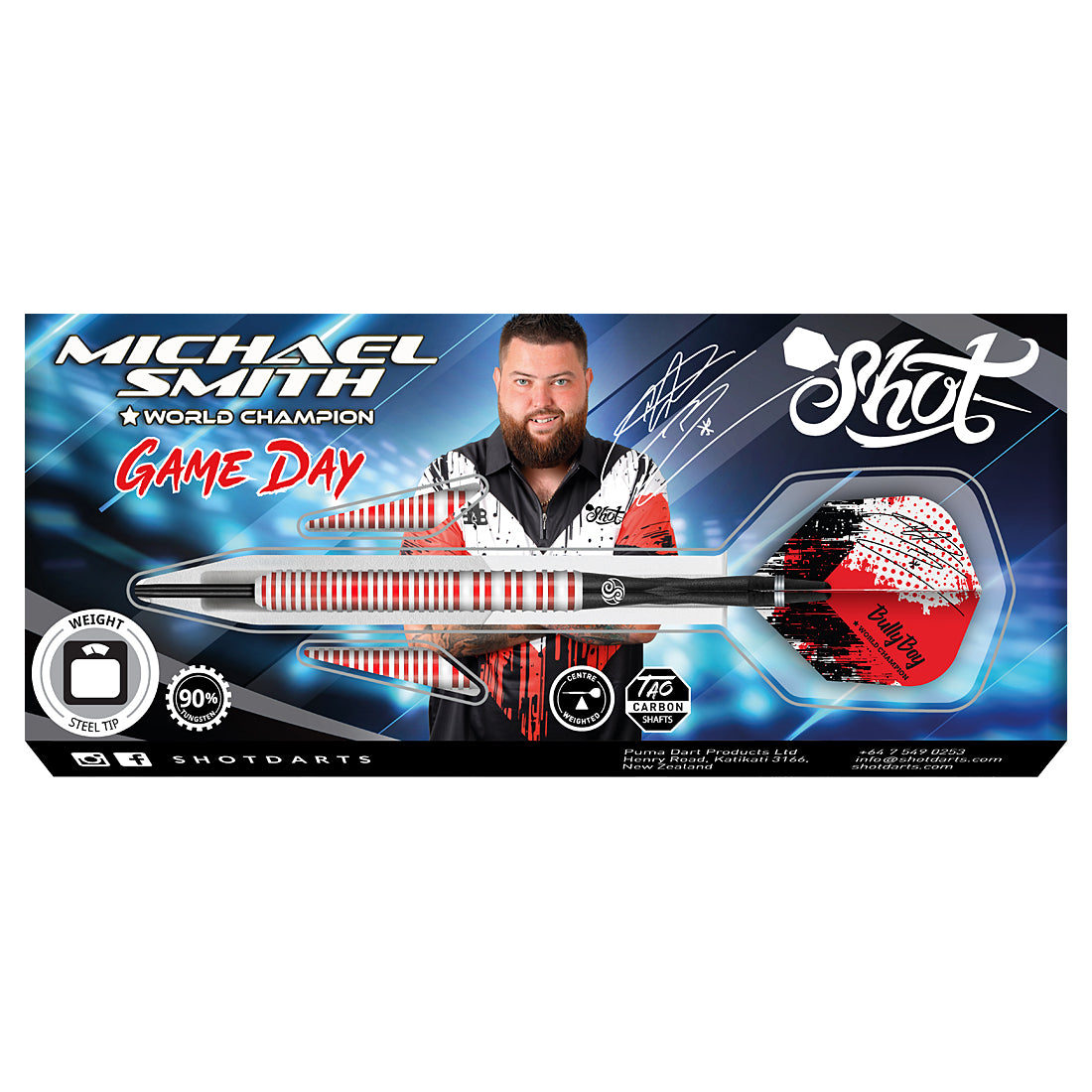 Shot Michael Smith Game Day Darts