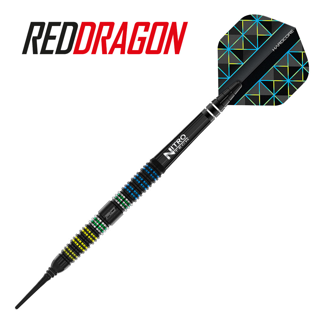 Red Dragon Dragonfly 95 Black Tapered Soft Tip Darts