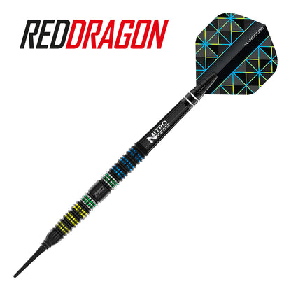 Red Dragon Dragonfly 95 Black Tapered Soft Tip Darts